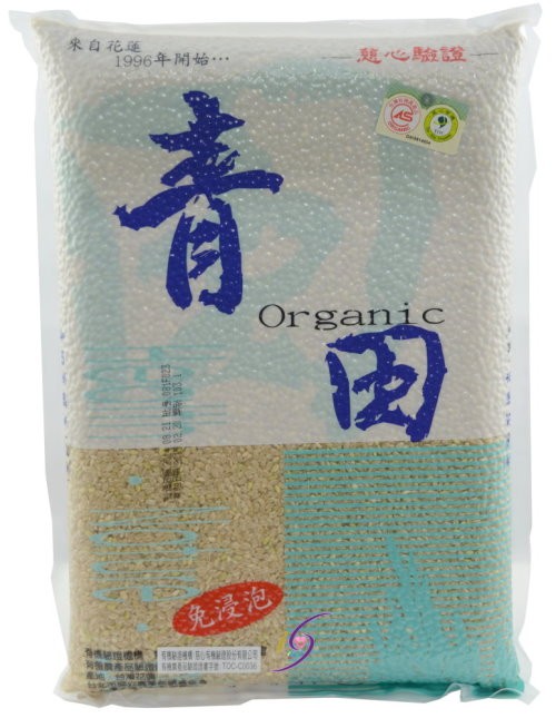 青田/青田有機圓糙米/3KG裝
