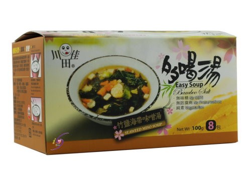 多喝湯 日式竹鹽海帶味噌湯(每盒內含8份隨身包) – 純素 無味精 無防腐劑 高地 川田佳