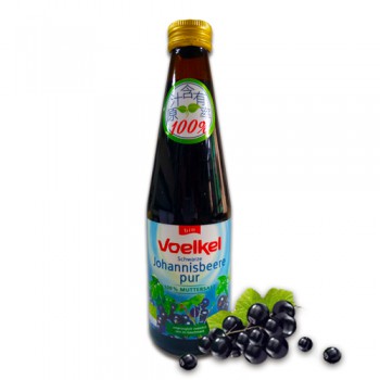 德國【維可Voelkel】生機黑醋栗汁(330ml)無糖 100%原裝進口，歐洲最大生機果汁廠