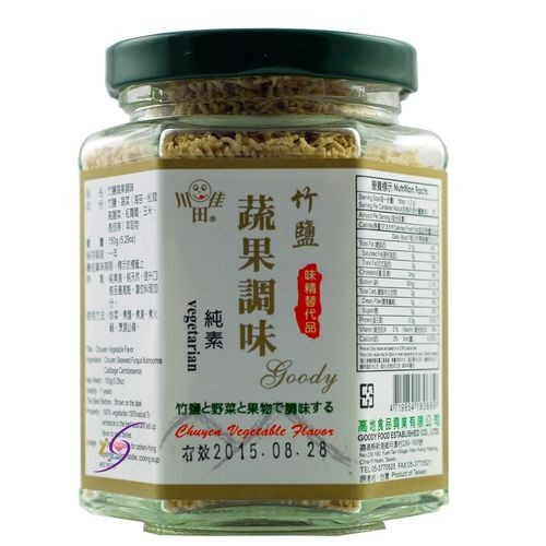 【川田佳--竹鹽蔬果調味 150g/罐】 ★味精替代品 6瓶優惠組
