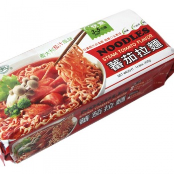 承昌-蕃茄拉麵(純素)4入(純素)340g 蒸煮乾燥、不經油炸、無防腐劑 快煮2~3分鐘，簡單、輕食 快速生活好伙伴