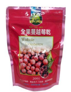 肯寶KB99全果蔓越莓乾200公克 買一送一 肯寶KB99全果蔓越莓乾200公克 買一送一