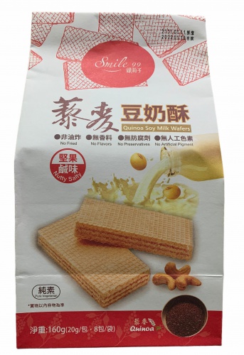 藜麥豆奶酥非油炸無香料無防腐劑無人工色素好吃回味無窮 藜麥豆奶酥非油炸無香料無防腐劑無人工色素好吃回味無窮