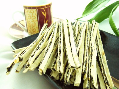 鱈魚黑芝麻夾心絲